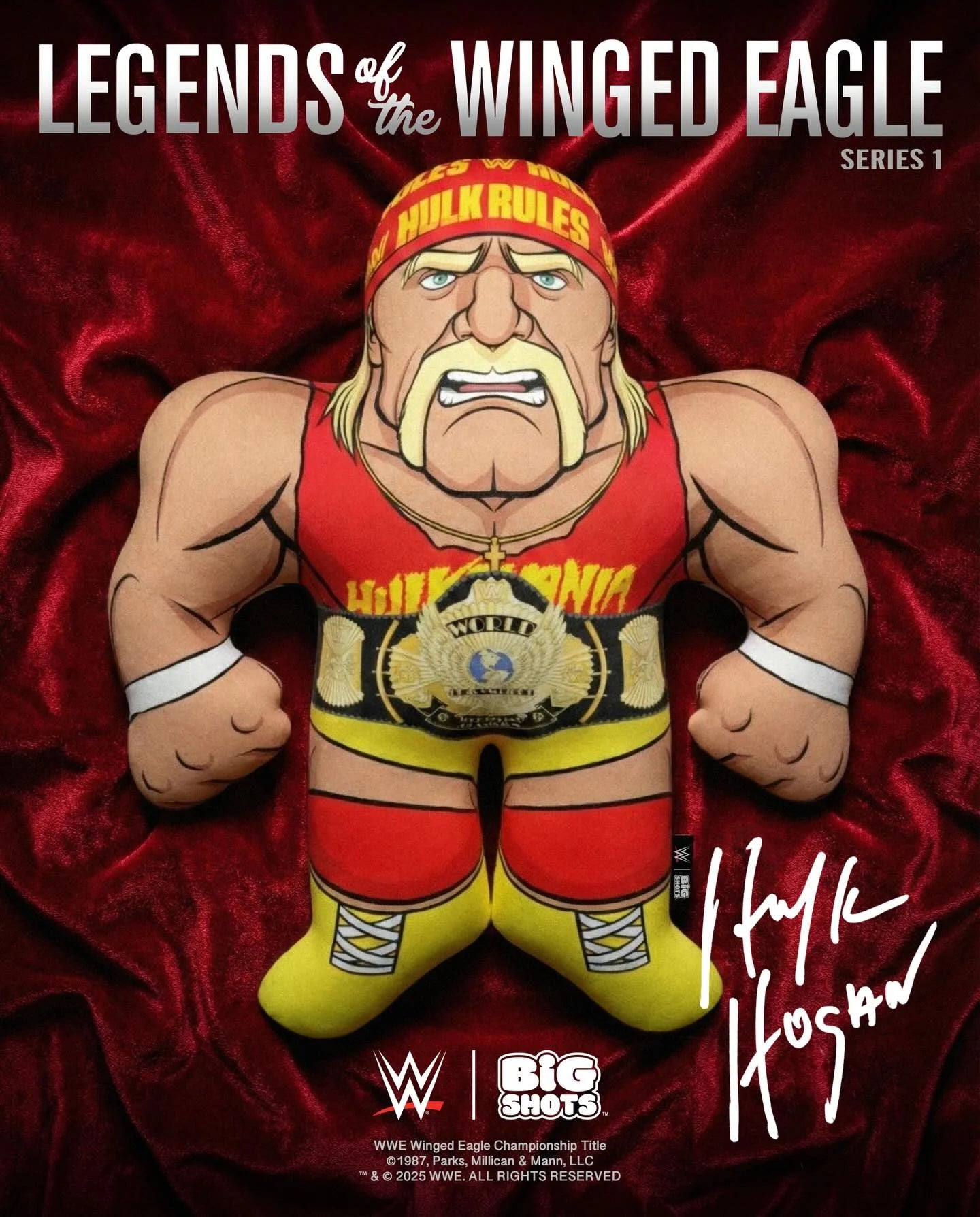 WWE Big Shots Legends of the Winged Eagle Series 1 Hulk Hogan PWcatalog