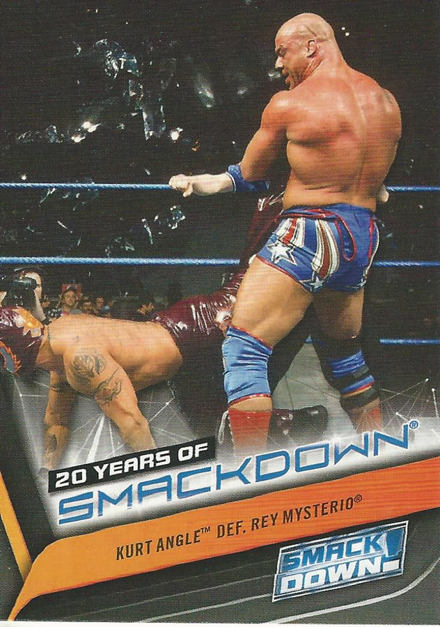 WWE Topps Smackdown 2019 Kurt Angle SD-9 trading card PW Catalog