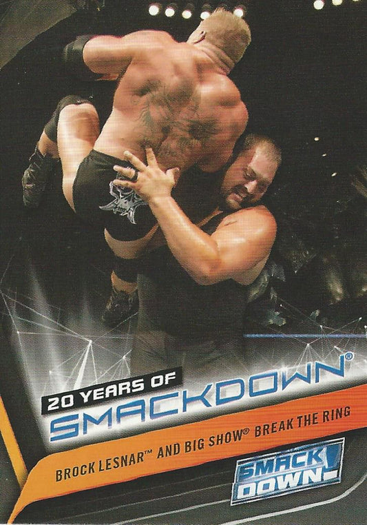 WWE Topps Smackdown 2019 Big Show SD-12 trading card PW Catalog