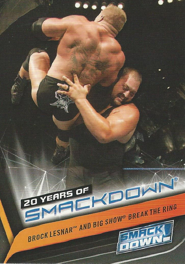 WWE Topps Smackdown 2019 Big Show SD-12 trading card PW Catalog