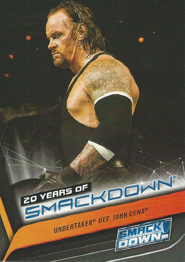 WWE Topps Smackdown 2019 Undertaker SD-17 trading card PW Catalog
