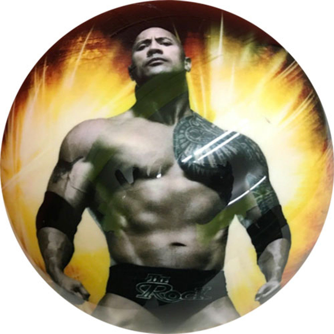 The Rock Bowling Ball WWF Viz-A-Ball 2001 Pwcatalog