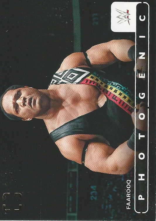WWE Panini Photogenic 2024 Faarooq #61