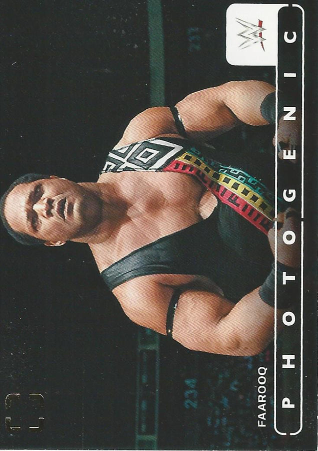 WWE Panini Photogenic 2024 Faarooq #61