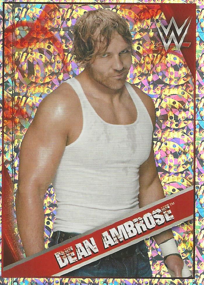 WWE Topps Then Now Forever 2016 Stickers Foil Dean Ambrose #61