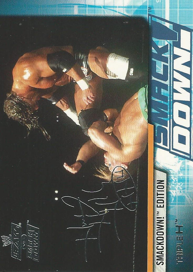 WWE Fleer Raw vs Smackdown 2002 Triple H #61