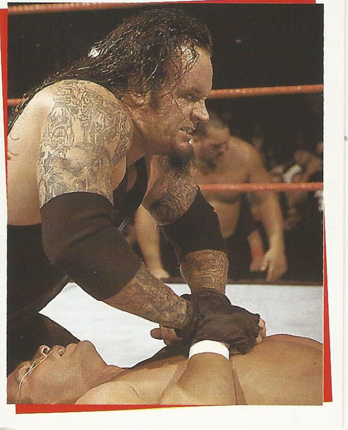 WWF Smackdown Stickers 2000 Undertaker #61