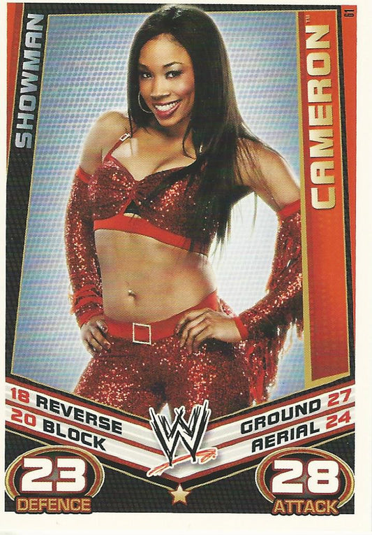 WWE Topps Slam Attax Rebellion 2012 Cameron #61