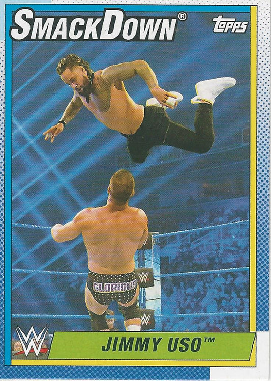 WWE Topps Heritage 2021 Jimmy Uso #61