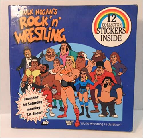 Hulk Hogan Rock N wrestling 1985 Collector Books With Stickers