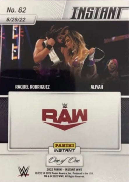 Raquel Rodriguez / Aliyah – New WWE Women’s TAG Team Champions trading card PW Catalog