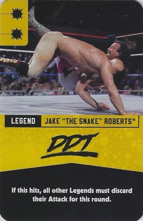 Jake “the Snake” Roberts – DDT trading card PW Catalog