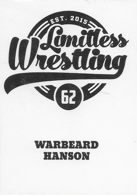 Warbeard Hanson trading card PW Catalog