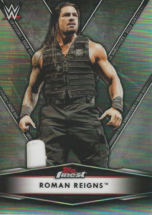 WWE Topps Finest 2021 Roman Reigns SS-7 trading card PW Catalog