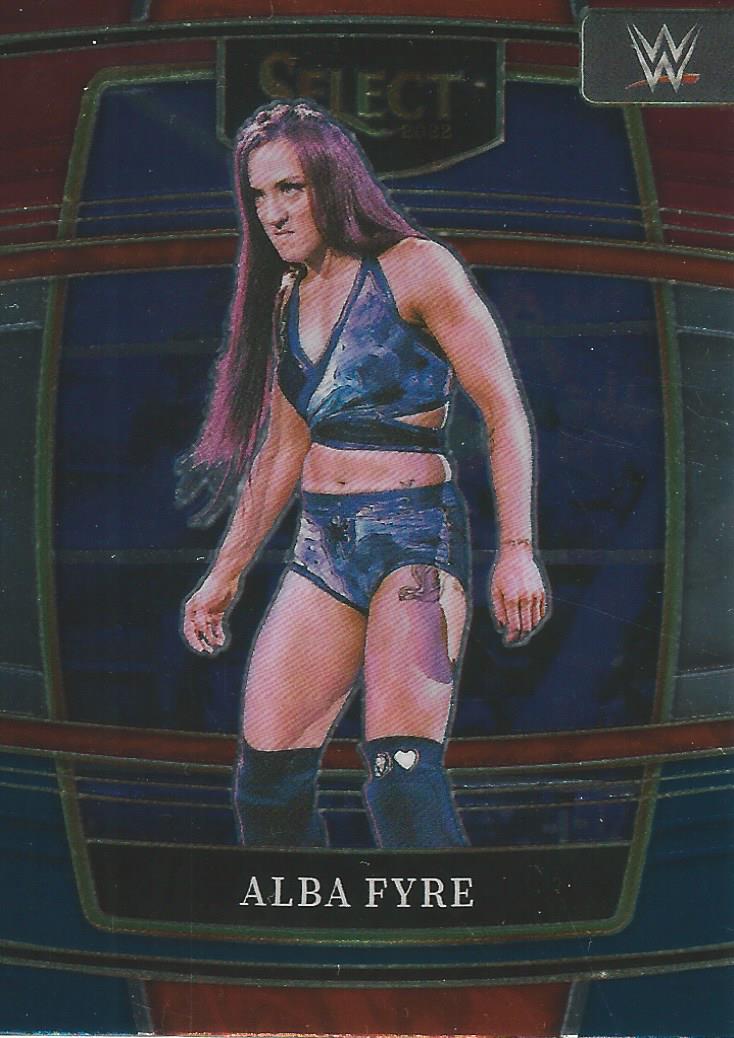 WWE Panini Select 2022 Red/Silver/Blue Alba Fyre #2