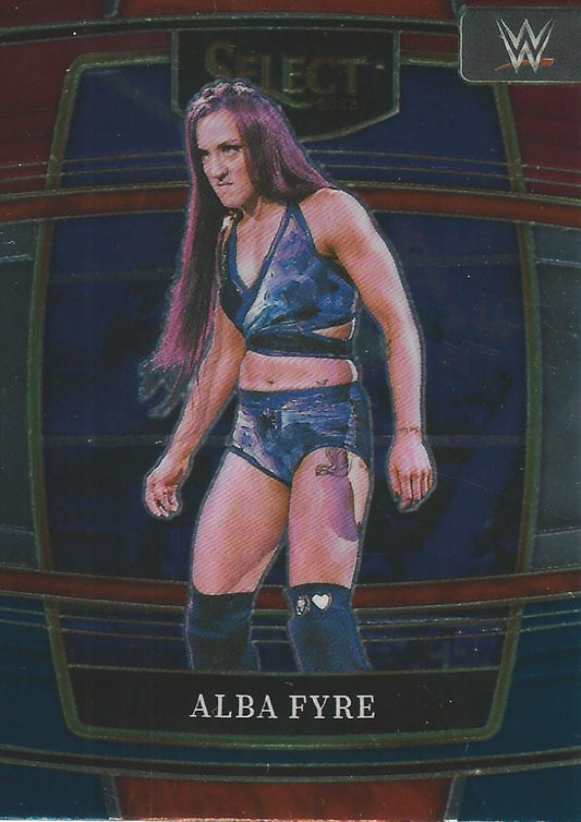 WWE Panini Select 2022 Red/Silver/Blue Alba Fyre #2
