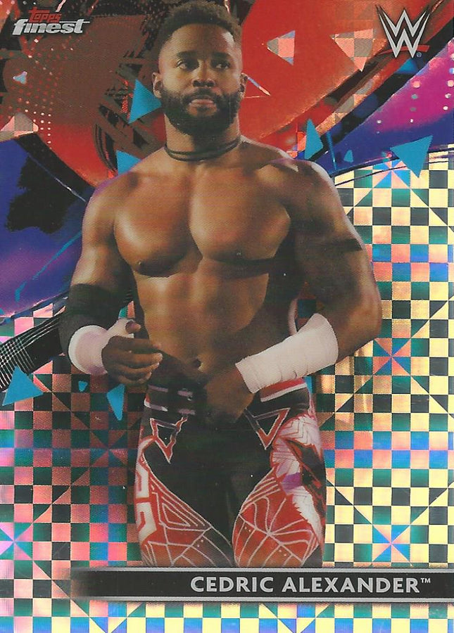 WWE Topps Finest 2021 Cedric Alexander X-Fractor #8
