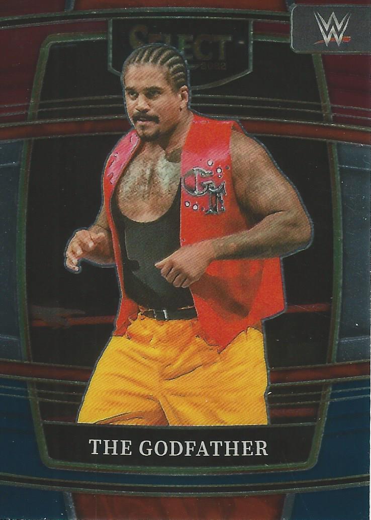 WWE Panini Select 2022 Red/Silver/Blue Godfather #9