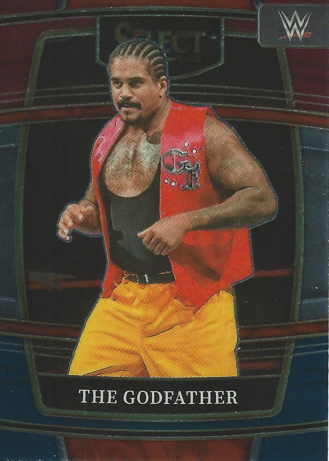 WWE Panini Select 2022 Red/Silver/Blue Godfather #9