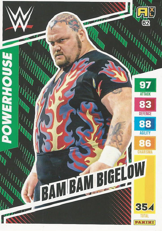 WWE Panini XL Adrenalyn 2024 Bam Bam Bigelow #62