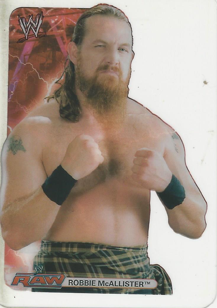 WWE Edibas Lamincards 2008 Robbie McAllister #62