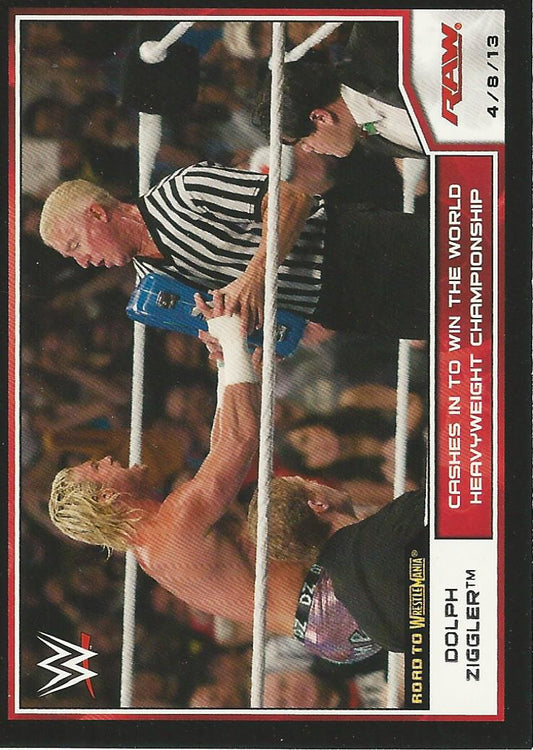 WWE Topps Road to Wrestlemania 2014 Dolph Ziggler #2