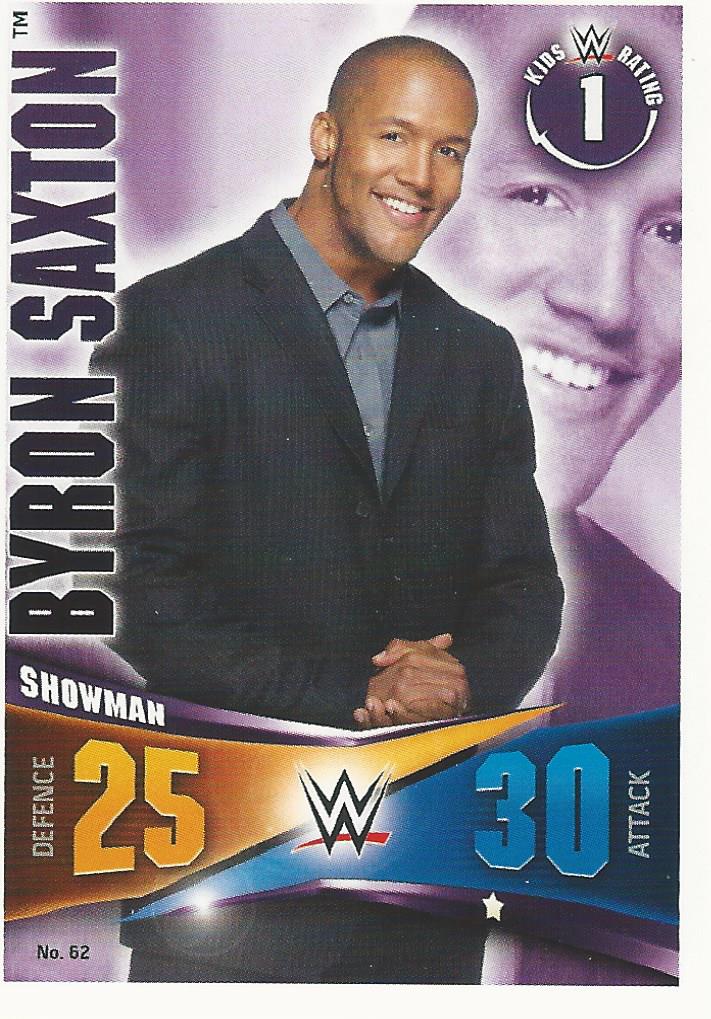 WWE Topps Slam Attax Rivals 2014 Byron Saxton #62