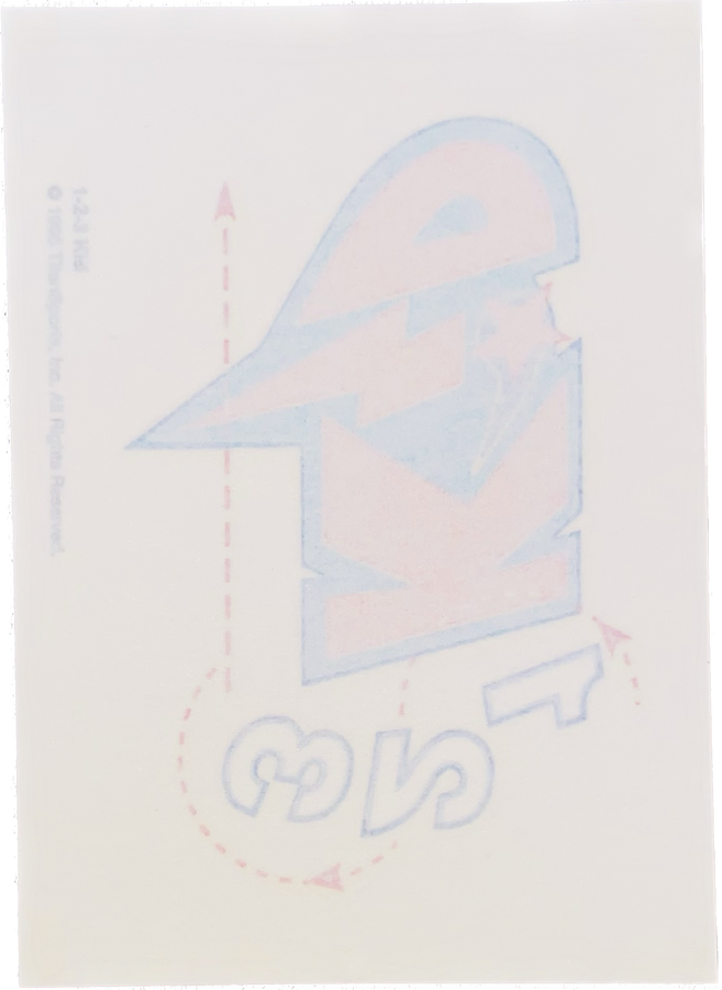 WWF Tattoos 1995 1-2-3 Kid Logo from Germany