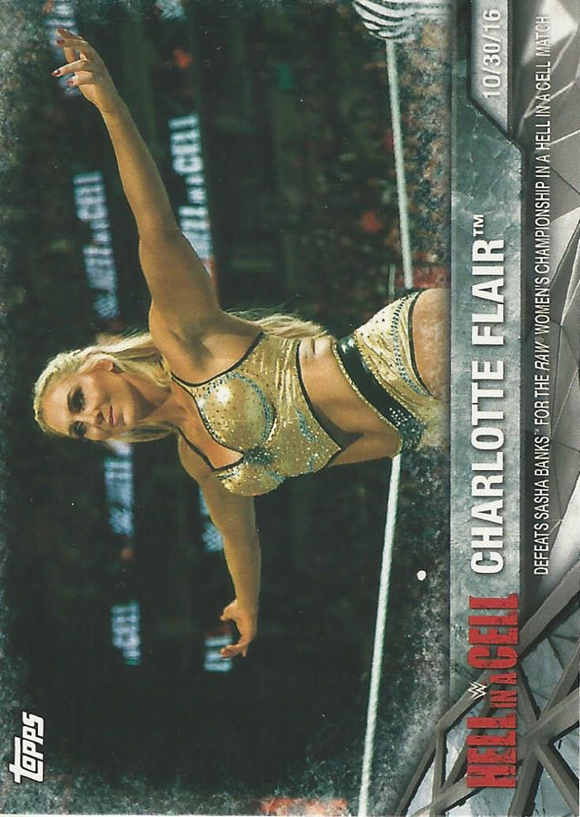 WWE Topps Women Division 2017 Charlotte Flair WWE-12 trading card PW Catalog