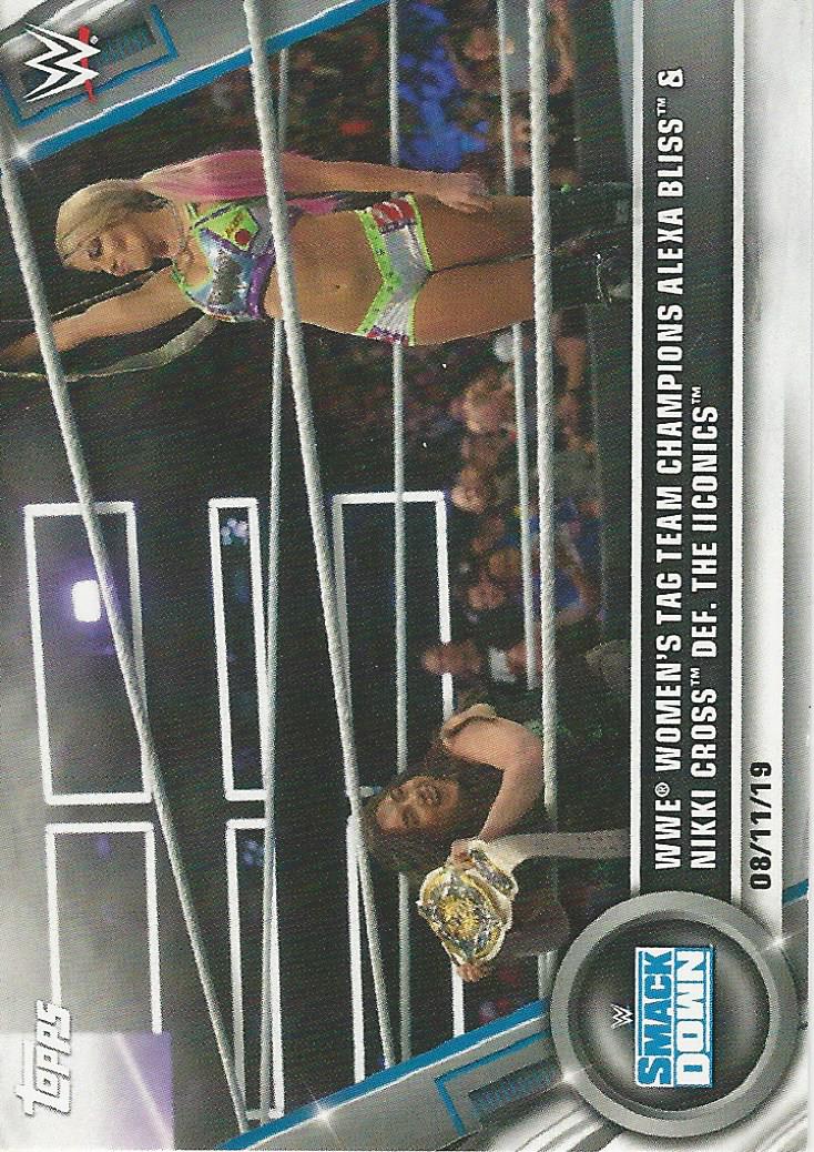 WWE Topps Women Division 2020 Alexa Bliss and Nikki Cross #62