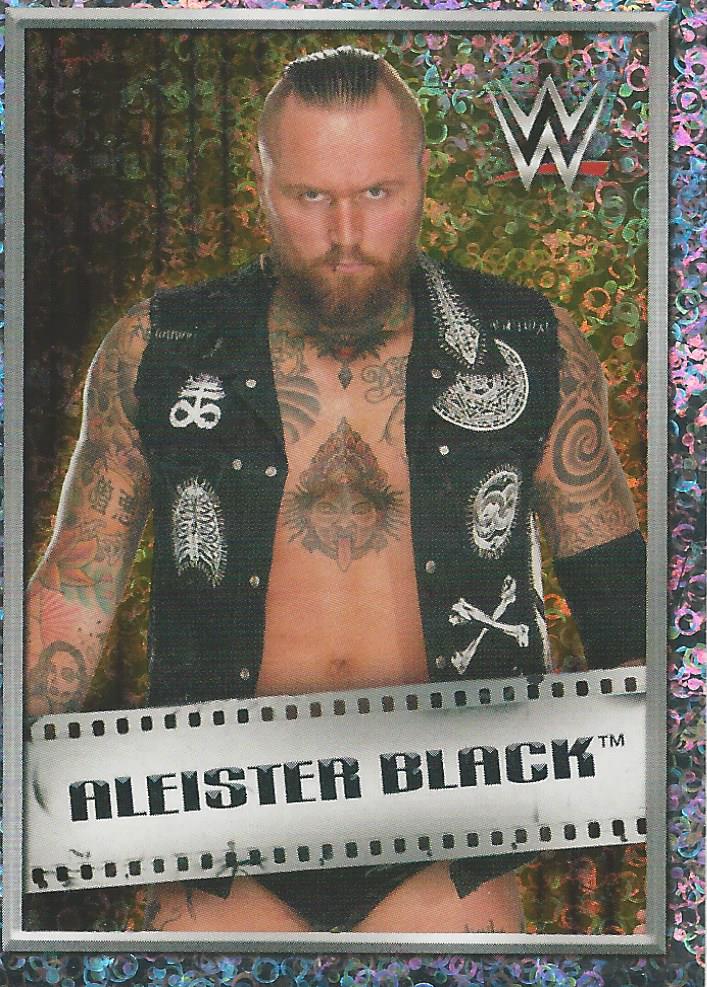 WWE Topps 2018 Stickers Aleister Black Foil #62