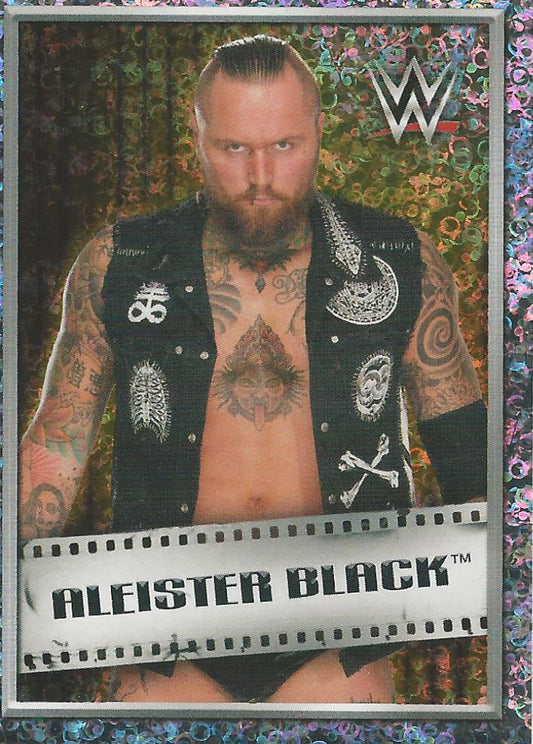 WWE Topps 2018 Stickers Aleister Black Foil #62