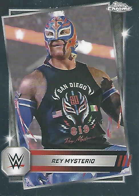 WWE Topps Chrome 2025 Trading Cards Rey Mysterio No.62 PW Catalog