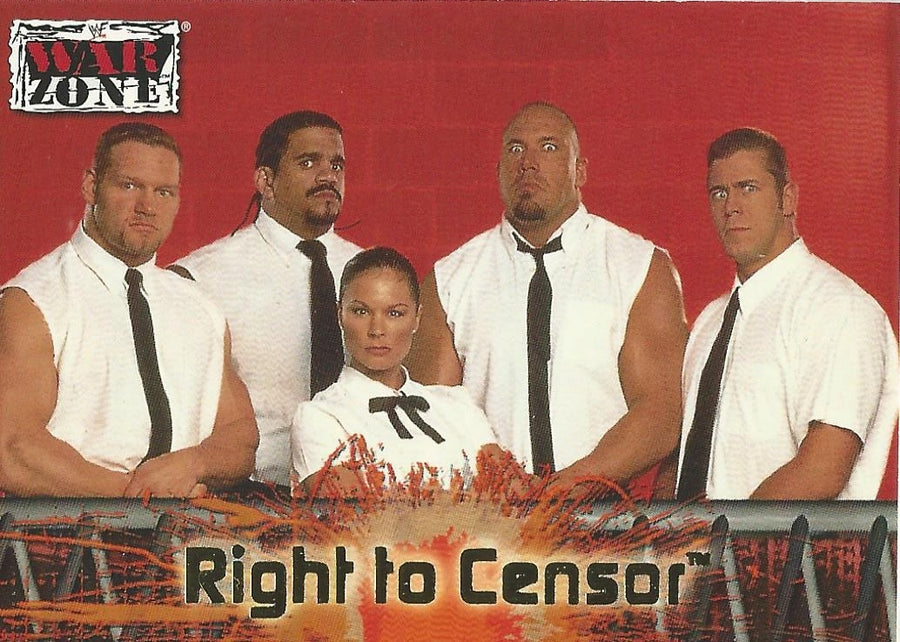 WWF Fleer Raw 2001 Right to Censor #62