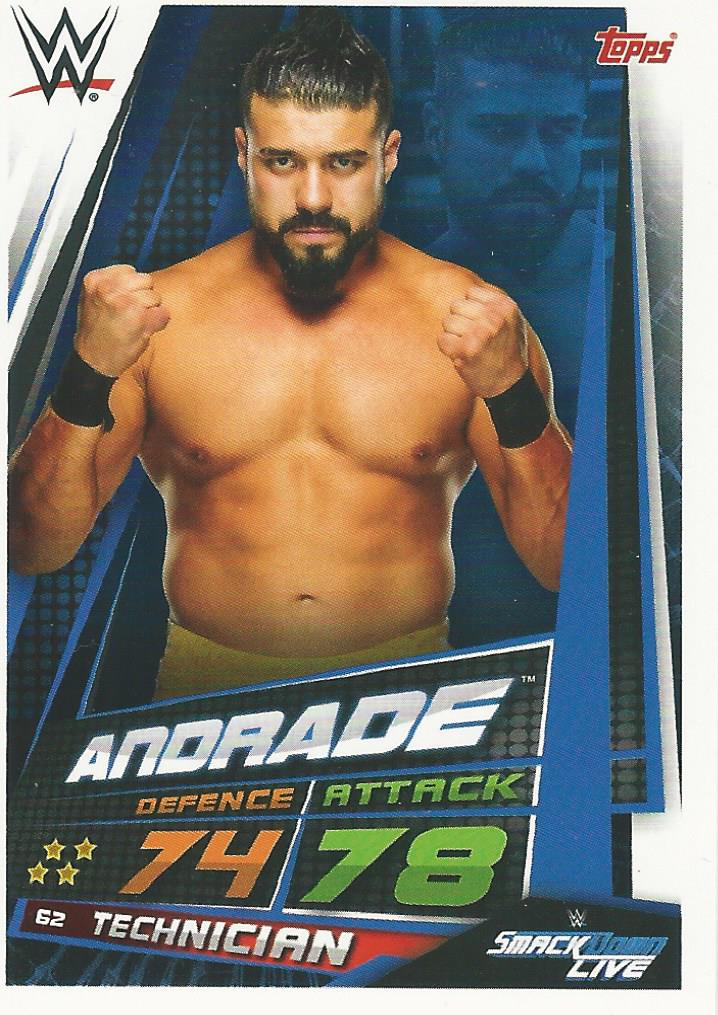 WWE Topps Slam Attax Universe 2019 Andrade #62