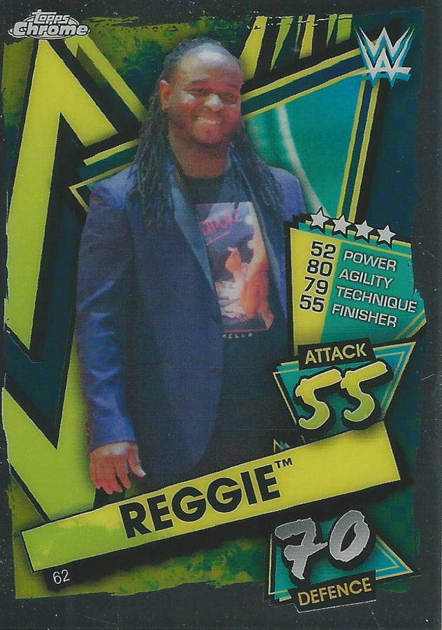 WWE Topps Slam Attax Chrome 2021 Reggie #62