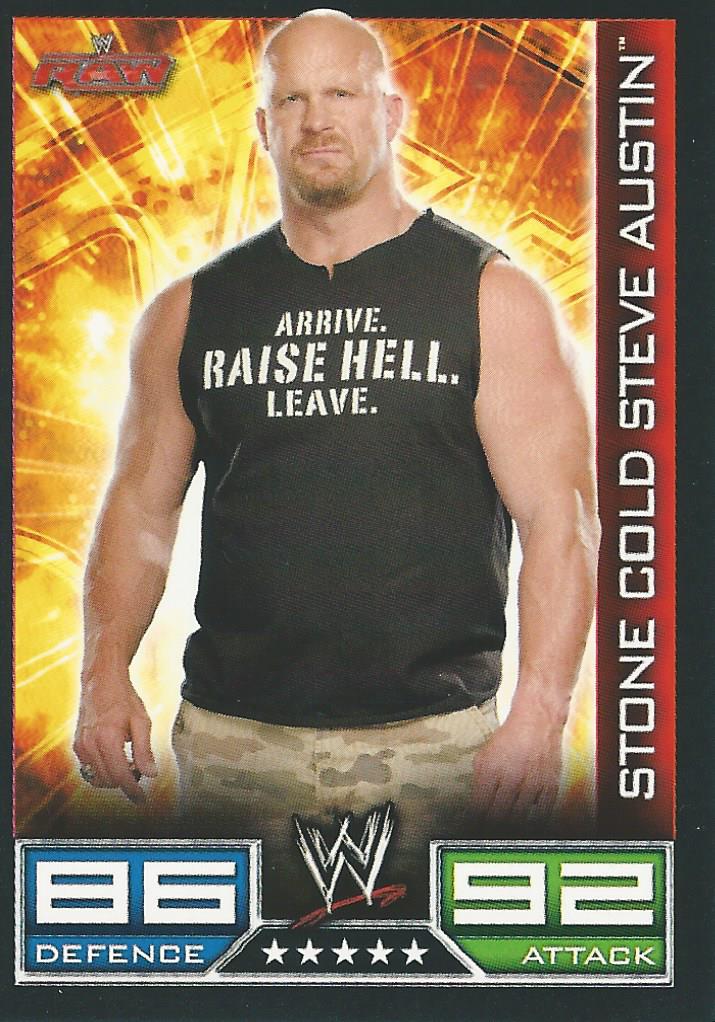 WWE Topps Slam Attax 2008 Stone Cold Steve Austin #62
