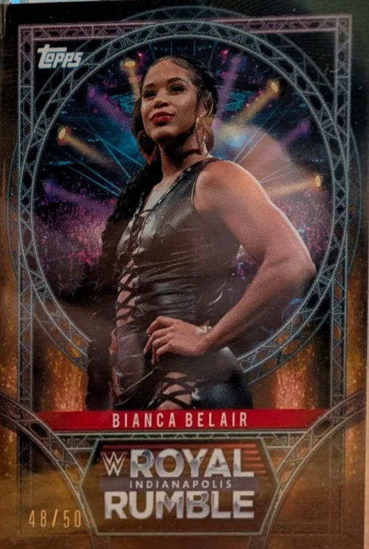 Bianca Belair trading card PW Catalog