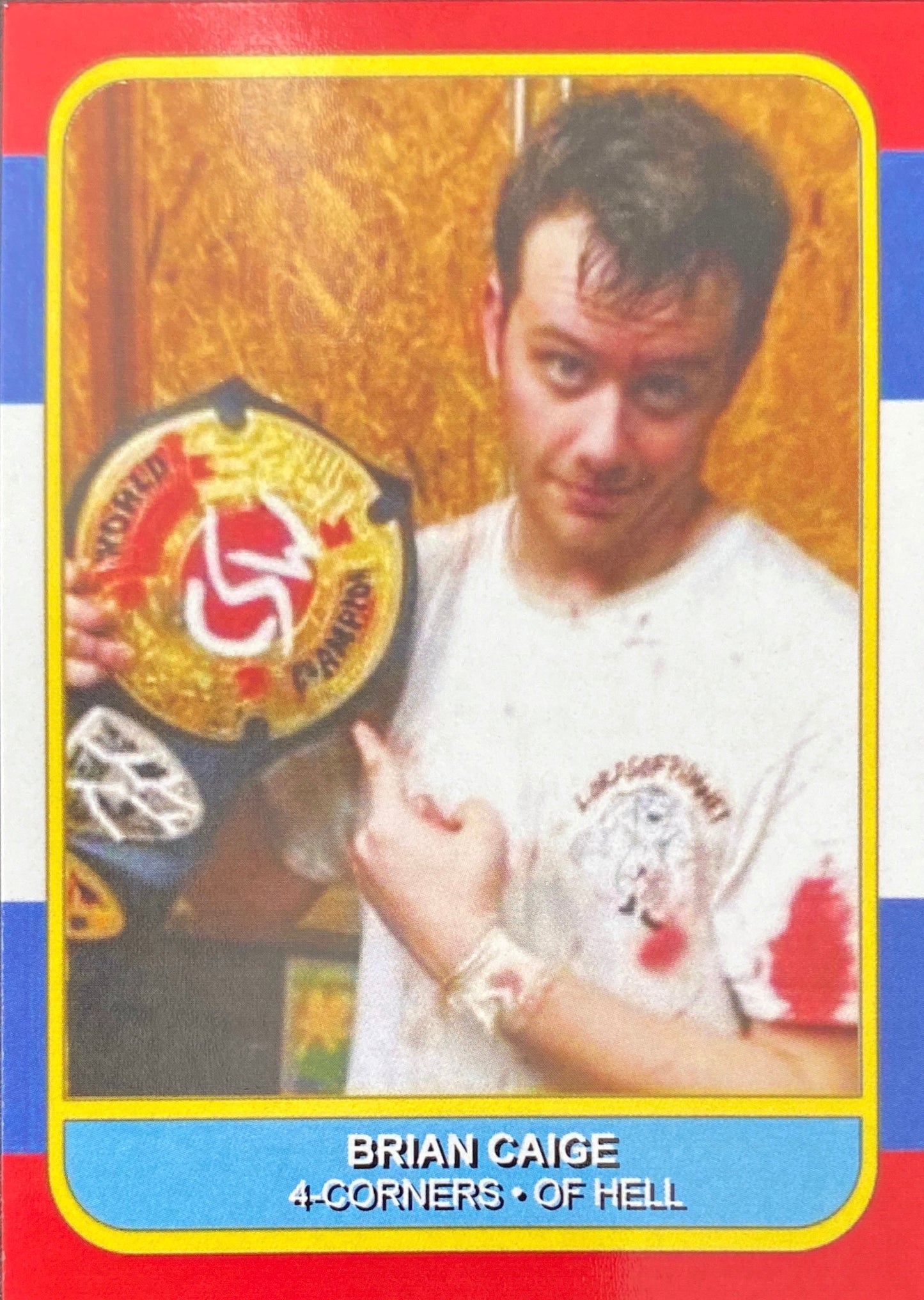Brian Caige trading card PW Catalog