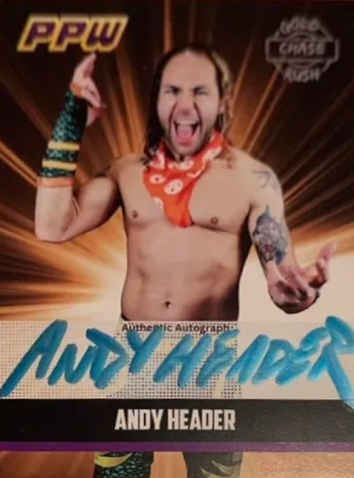 Andy Header trading card PW Catalog