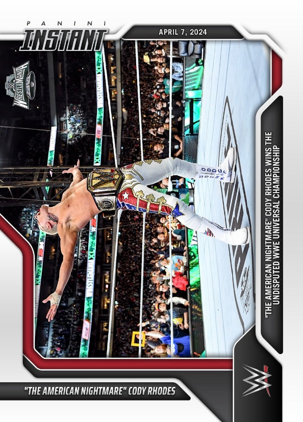 “The American Nightmare” Cody Rhodes – “The American Nightmare” Cody Rhodes Wins the Undisputed WWE Universal Championship