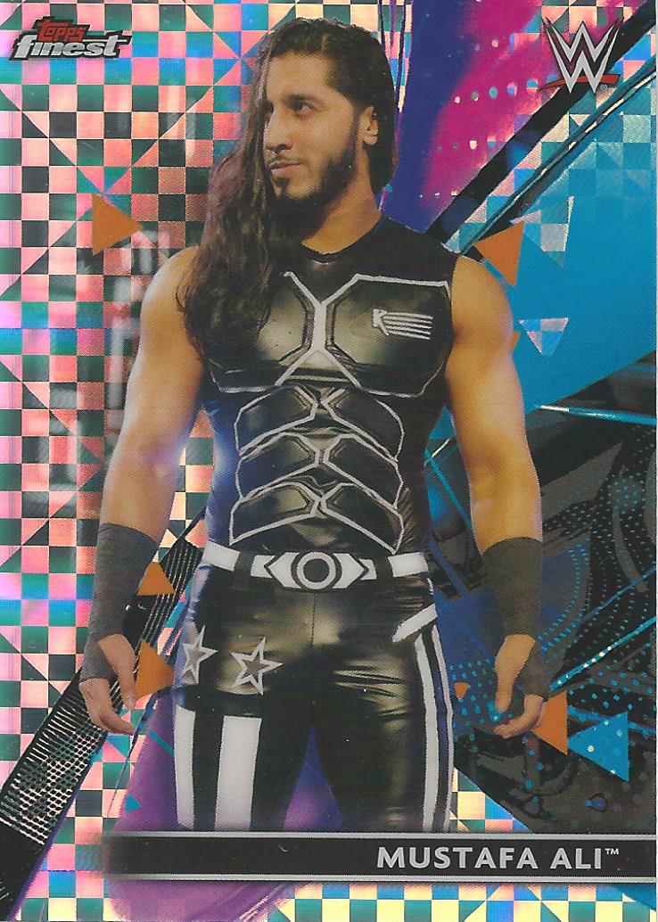 WWE Topps Finest 2021 Mustafa Ali X-Fractor #23