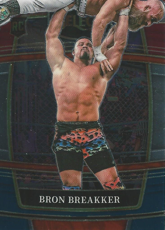 WWE Panini Select 2022 Red/Silver/Blue Bron Breakker #15