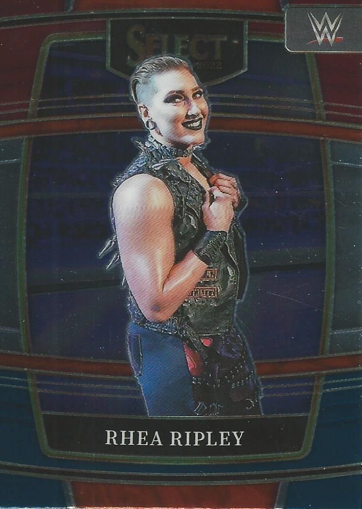 WWE Panini Select 2022 Red/Silver/Blue Rhea Ripley #16