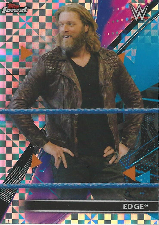 WWE Topps Finest 2021 Edge X-Fractor #53