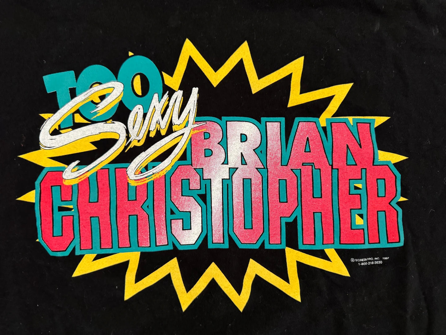 1997 USWA “Too Sexy” Brian Christopher T-Shirt Pwcatalog