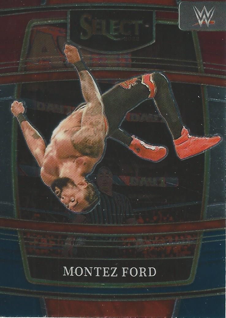 WWE Panini Select 2022 Red/Silver/Blue Montez Ford #22