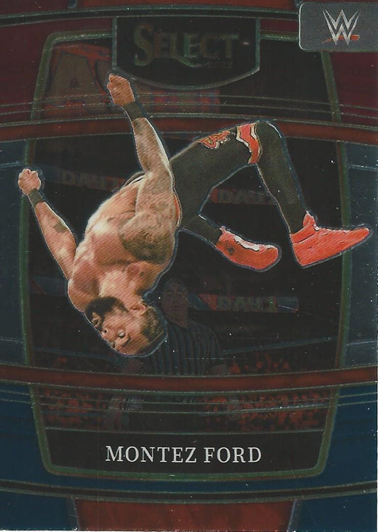 WWE Panini Select 2022 Red/Silver/Blue Montez Ford #22