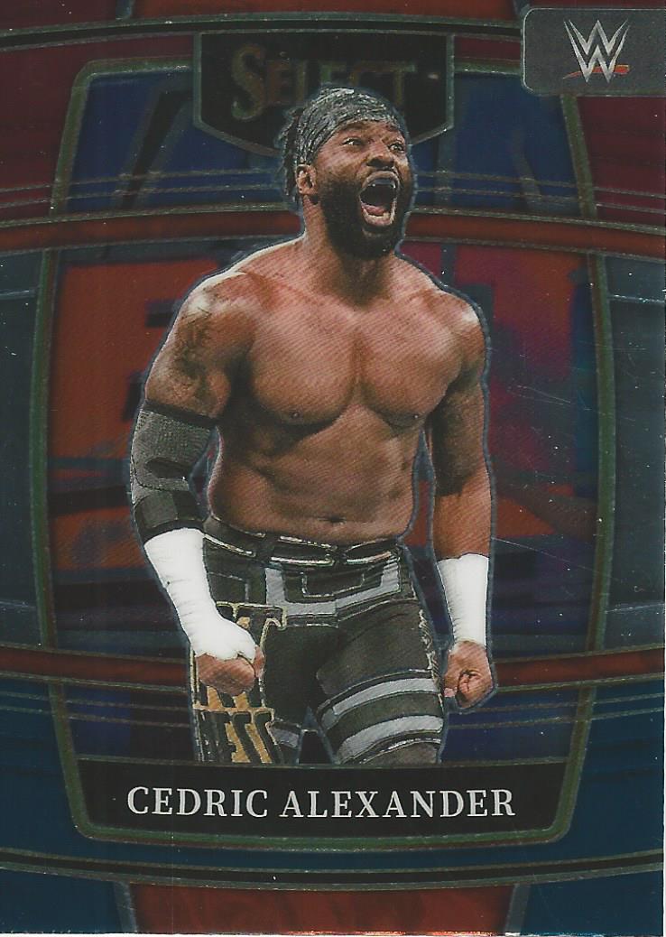 WWE Panini Select 2022 Red/Silver/Blue Cedric Alexander #25