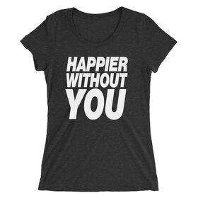Sami Zayn "Happier Without You" Tri-Blend Women's T-Shirt